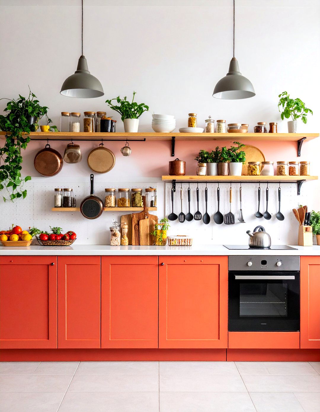 Pegboard Kitchen Culinary Command Center - 20 Pegboard Ideas