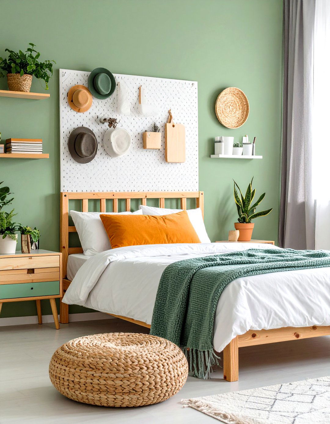Pegboard Wall Small Bedroom Storage - 20 small bedroom storage ideas