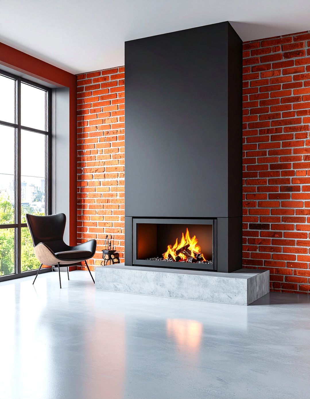 Pellet Stove Basement Fireplace - 20 Basement Fireplace Ideas