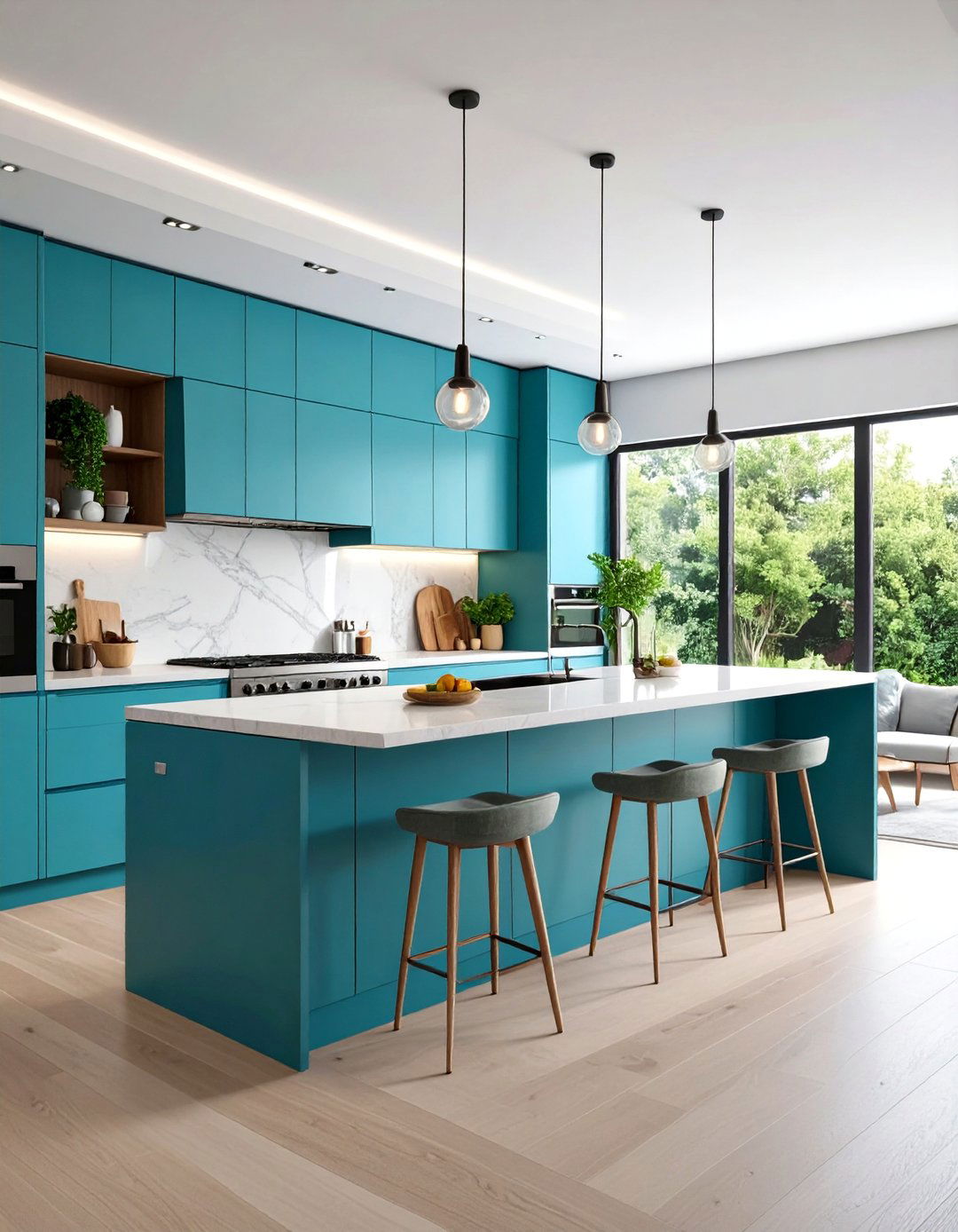 Peninsula Kitchen Bar Configuration - 20 Kitchen Bar Ideas