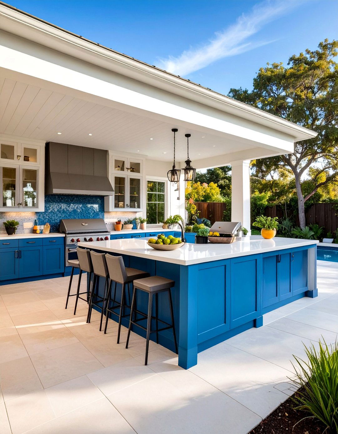 Peninsula Outdoor Kitchen Designs - 20 Outdoor Kitchen Designs
