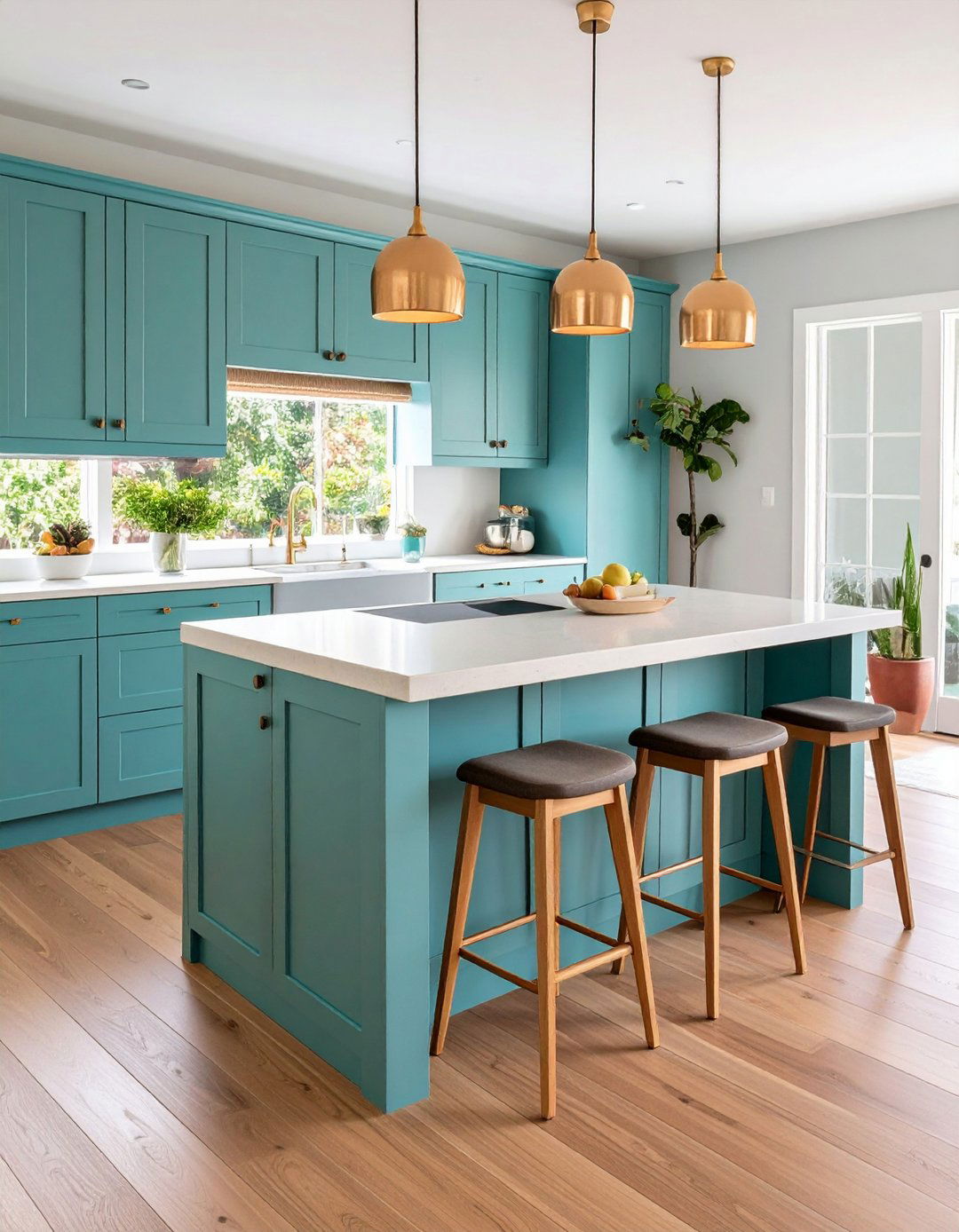 Peninsula Style Breakfast Bar for Open Plans - 20 Breakfast Bar Ideas