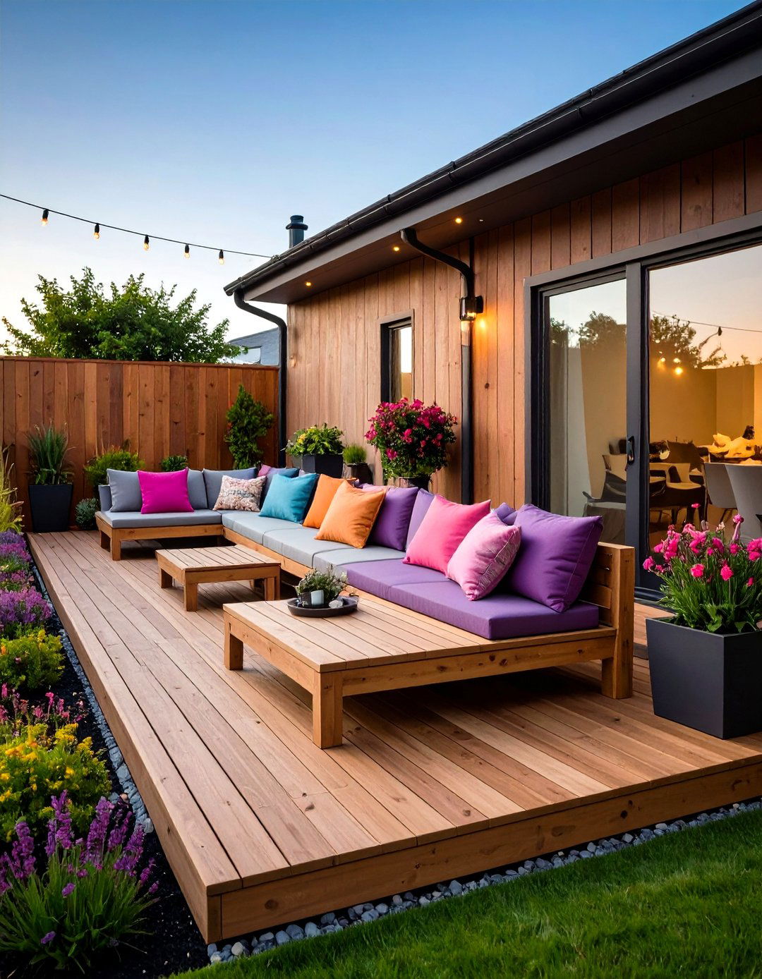 Perfect Perch Bench Deck - 20 Small Deck Ideas