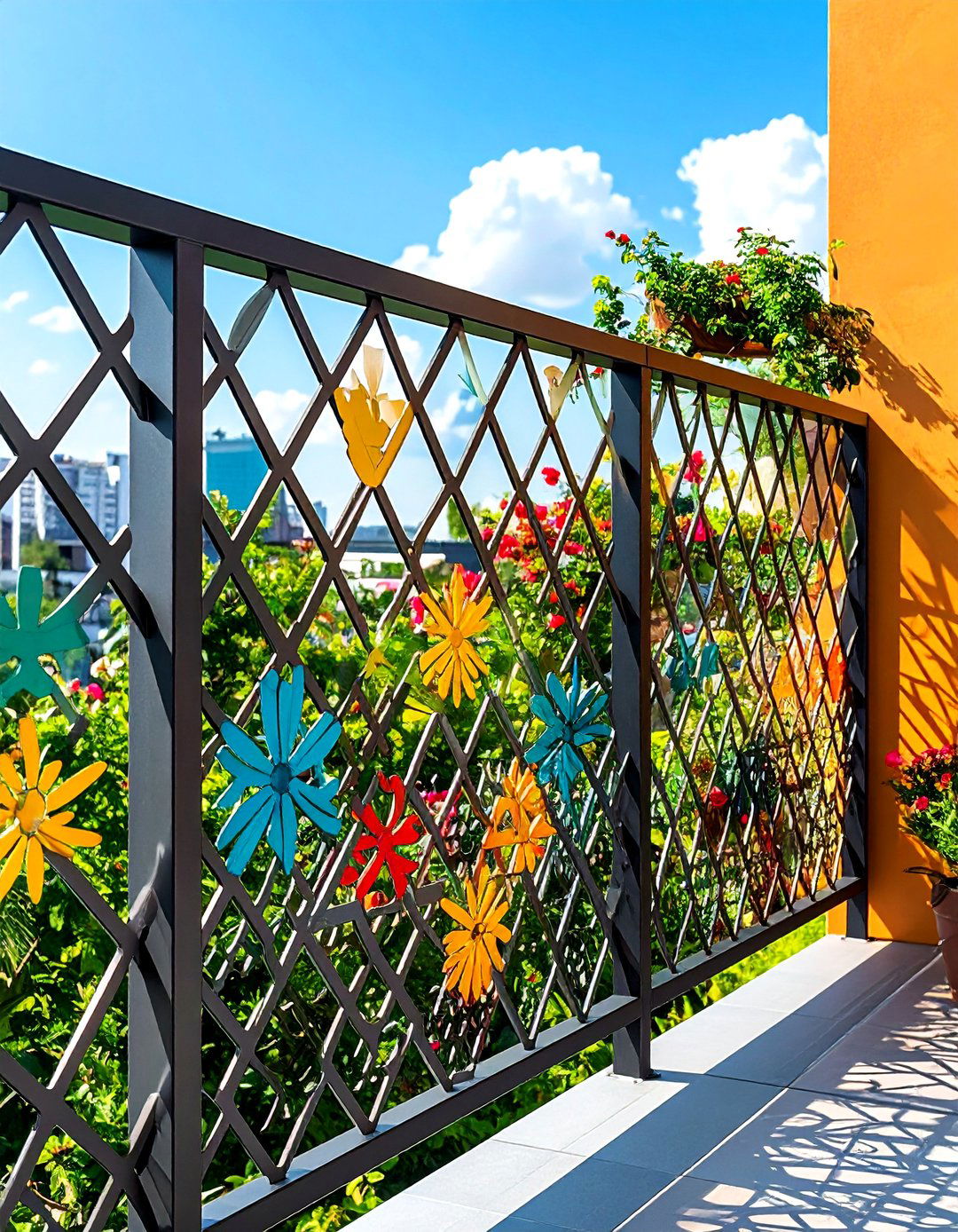 Perforated Metal Balcony Railing Panels - 20 Balcony Railing Design Ideas