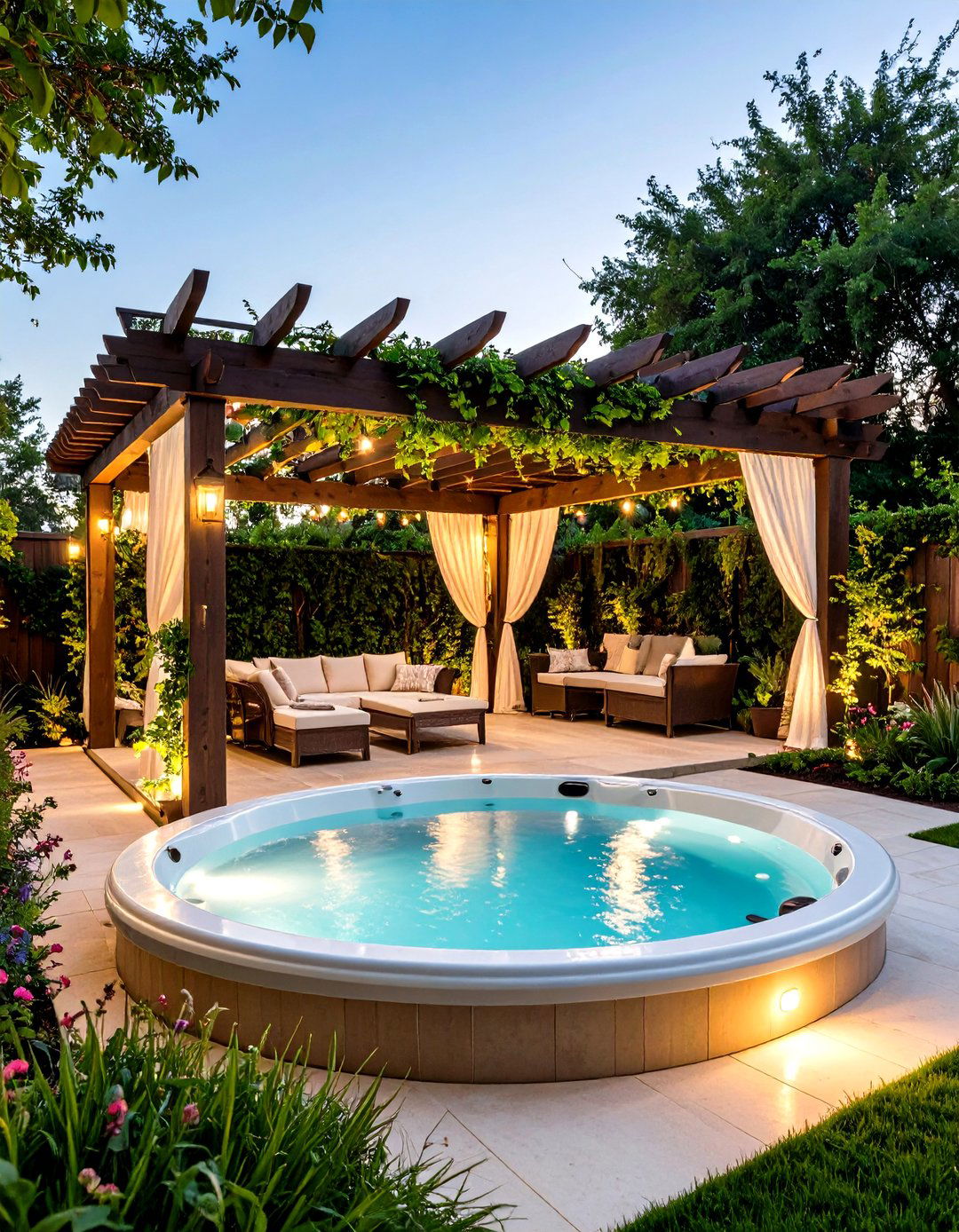 Pergola Hot Tub Enclosure - 20 Hot Tub Enclosure Ideas
