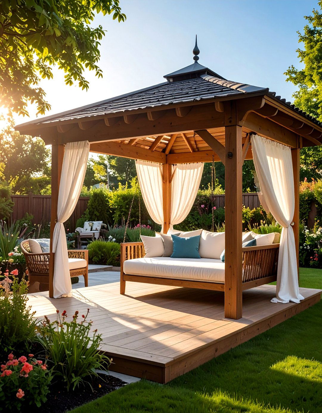 Pergola Hybrid Patio with a Gazebo Twist - 20 patio with a gazebo ideas