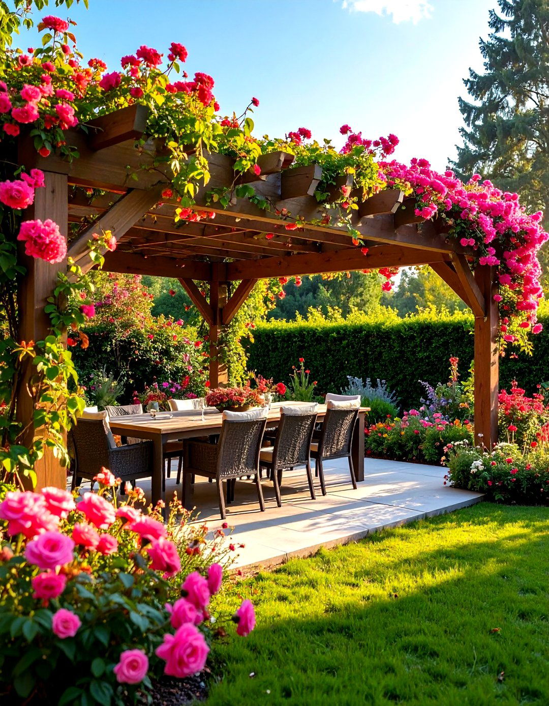 Pergola Paradise Mediterranean Garden - 20 Mediterranean Garden Ideas