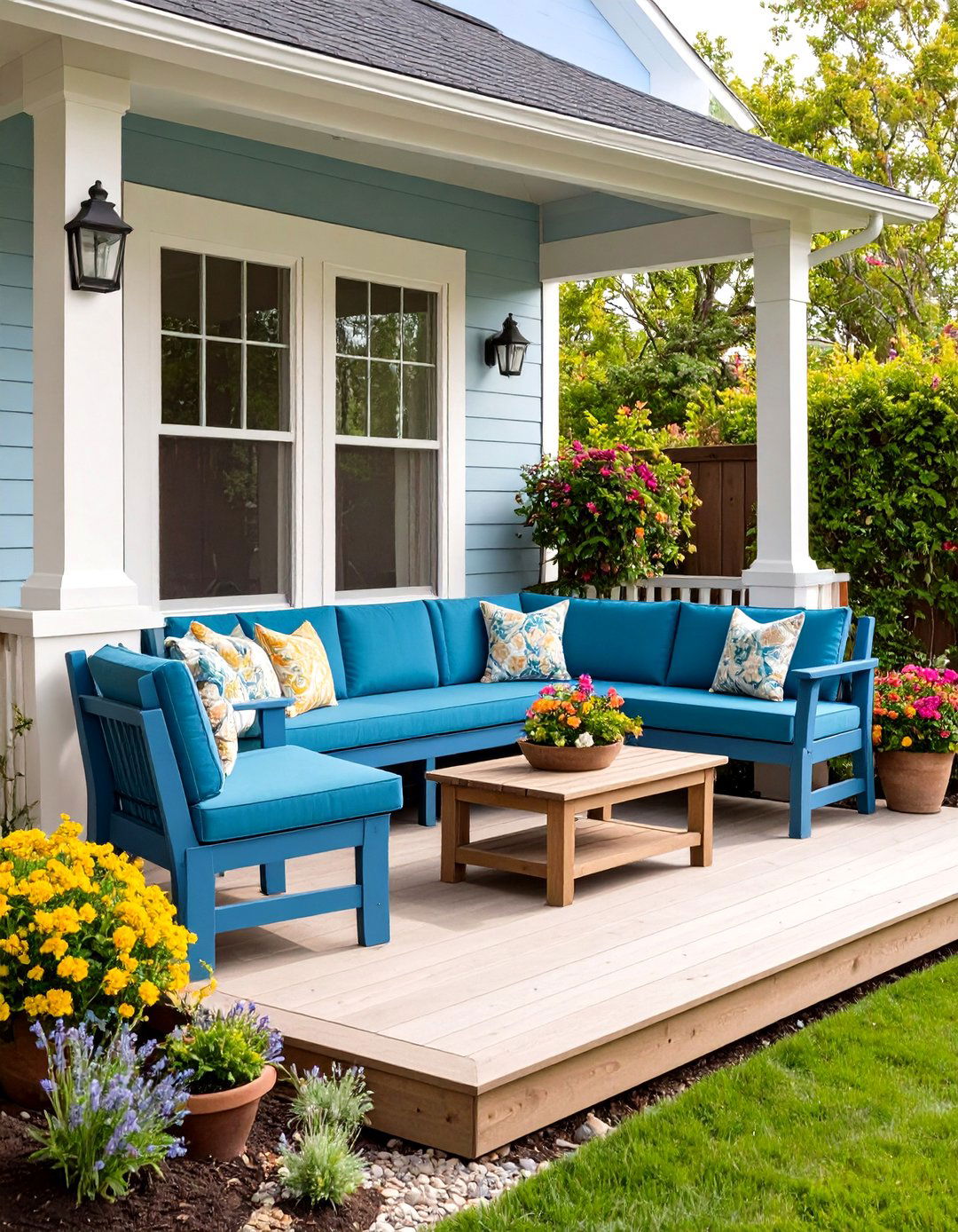 Pergola Swing Bench - 20 Built-in Deck Bench Ideas and Designs