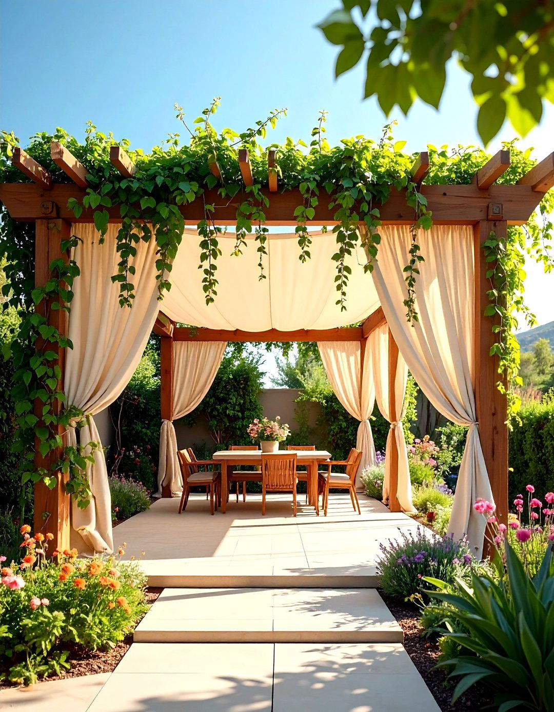 Pergola or Canopy - 20 Small Patio Ideas