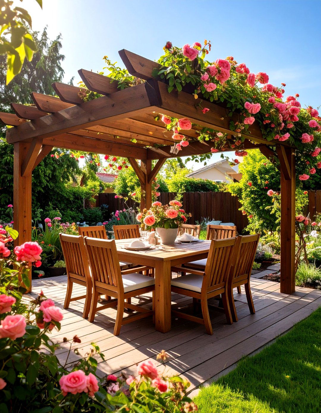 Pergolas and Arbors - 20 Small Backyard Landscaping Ideas