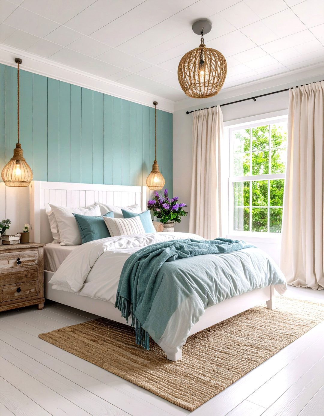 Periwinkle Coastal Cottage Bedroom - 20 Periwinkle Bedroom Ideas