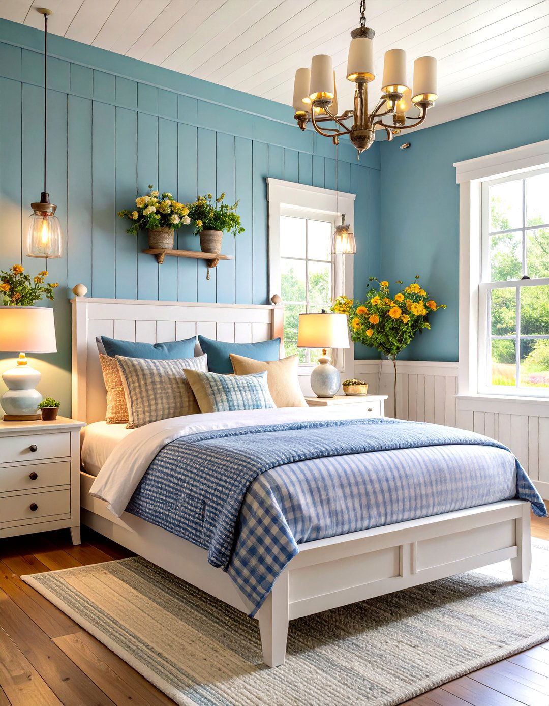 Periwinkle Farmhouse Bedroom - 20 Periwinkle Bedroom Ideas