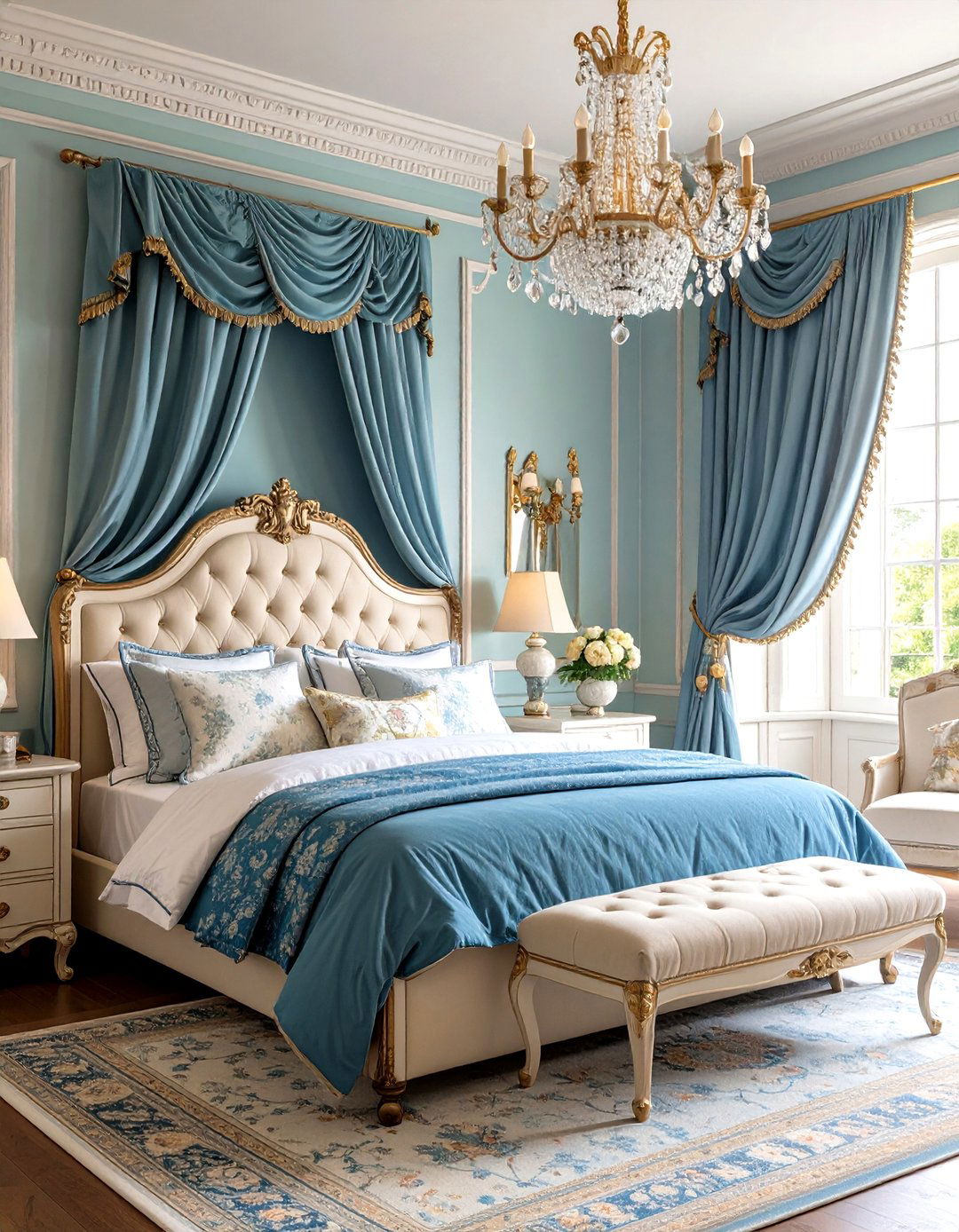 Periwinkle French Country Bedroom - 20 Periwinkle Bedroom Ideas