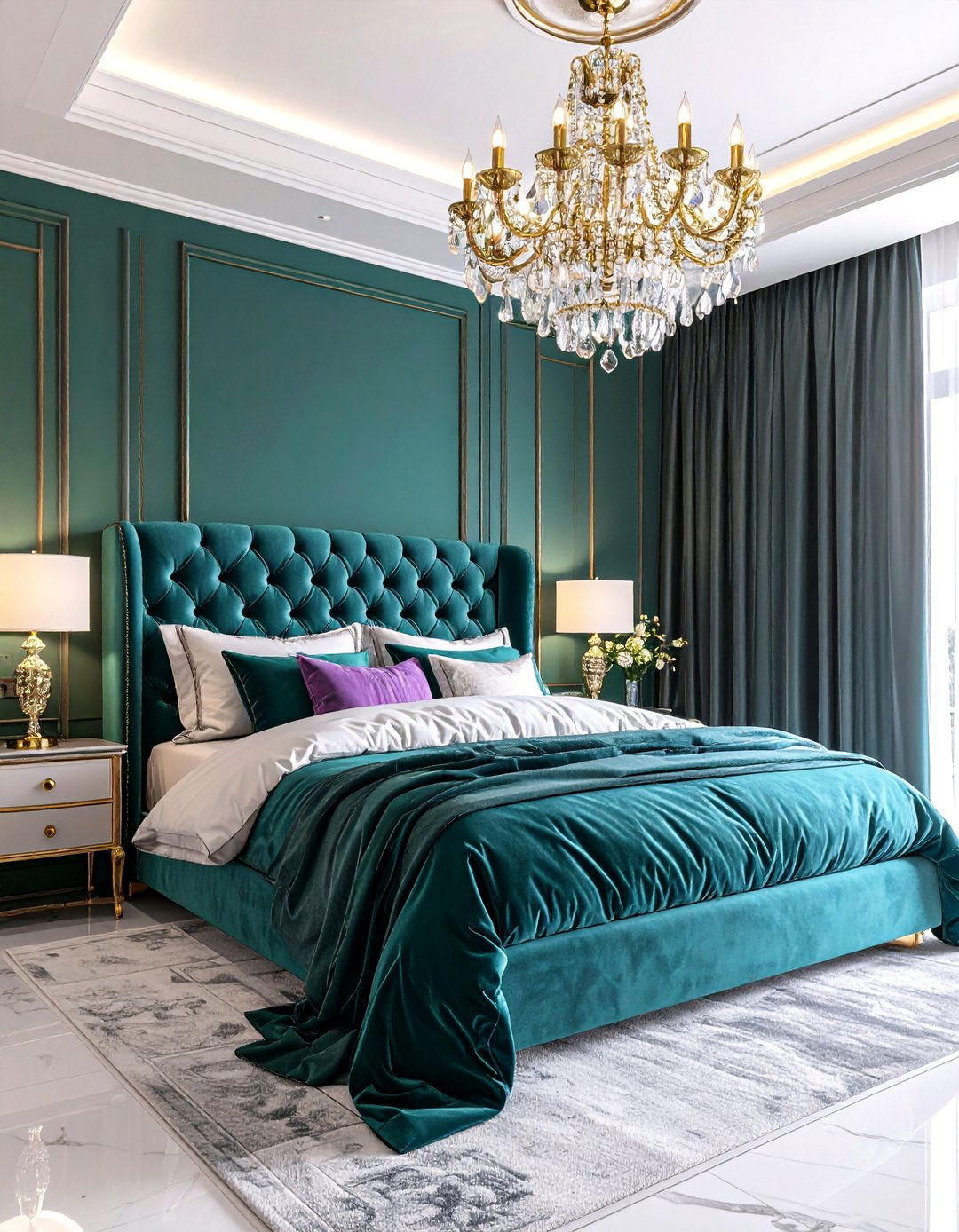 Periwinkle Luxury Bedroom - 20 Periwinkle Bedroom Ideas