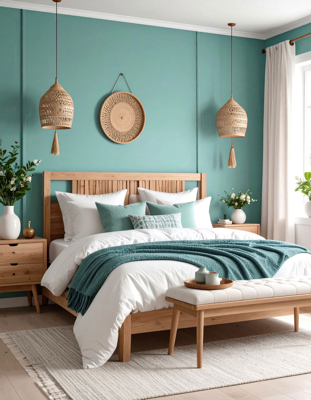 Periwinkle Scandinavian Bedroom - 20 Periwinkle Bedroom Ideas