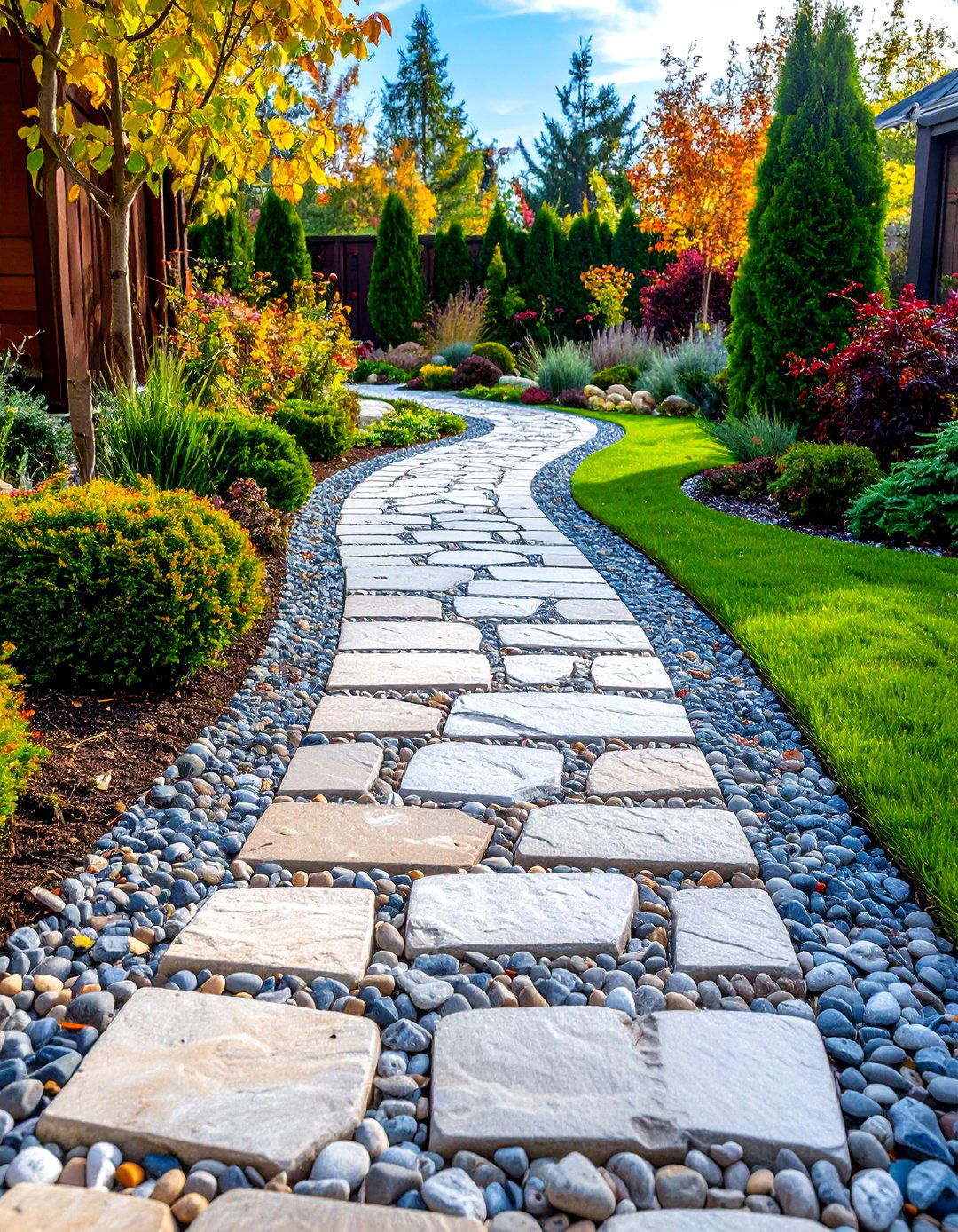 Permeable Cobblestone Walkway - 20 Cobble Stone Walkway Ideas