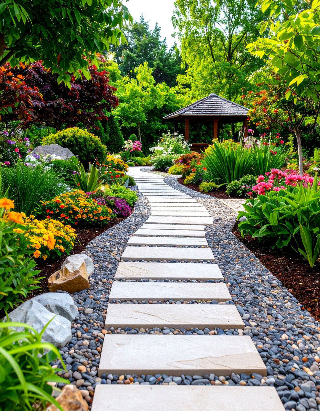 Permeable Paver Garden Path System - 20 Garden Path Ideas