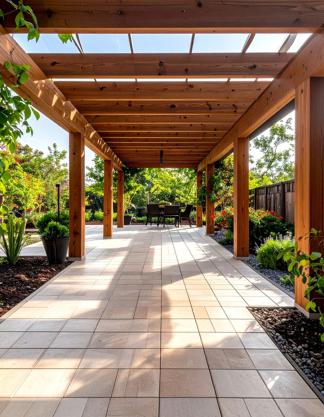 Permeable Paver Pergola Flooring - 20 Pergola Flooring Ideas