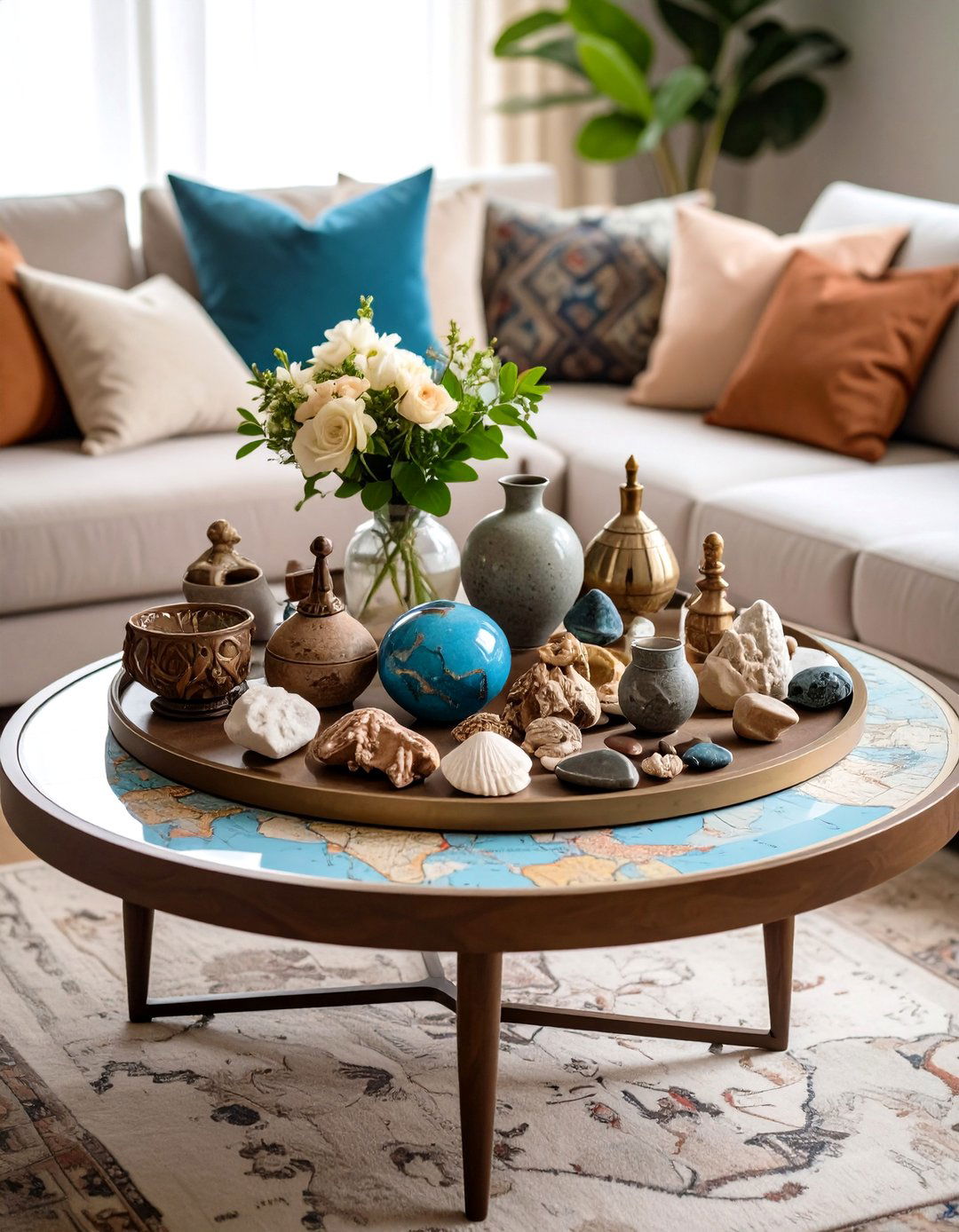 Personal Collection Coffee Table Centerpiece - 20 Coffee Table Centerpiece Ideas