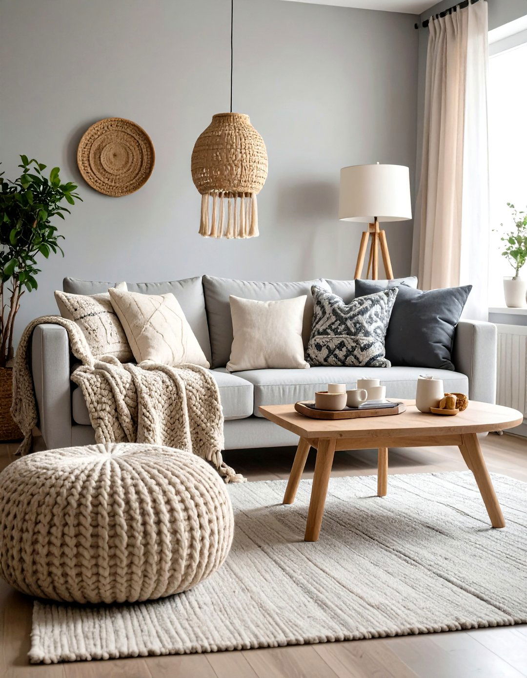 Personal Touches That Warm Grey and Cream Living Spaces - 20 Grey and Cream Living Room Ideas