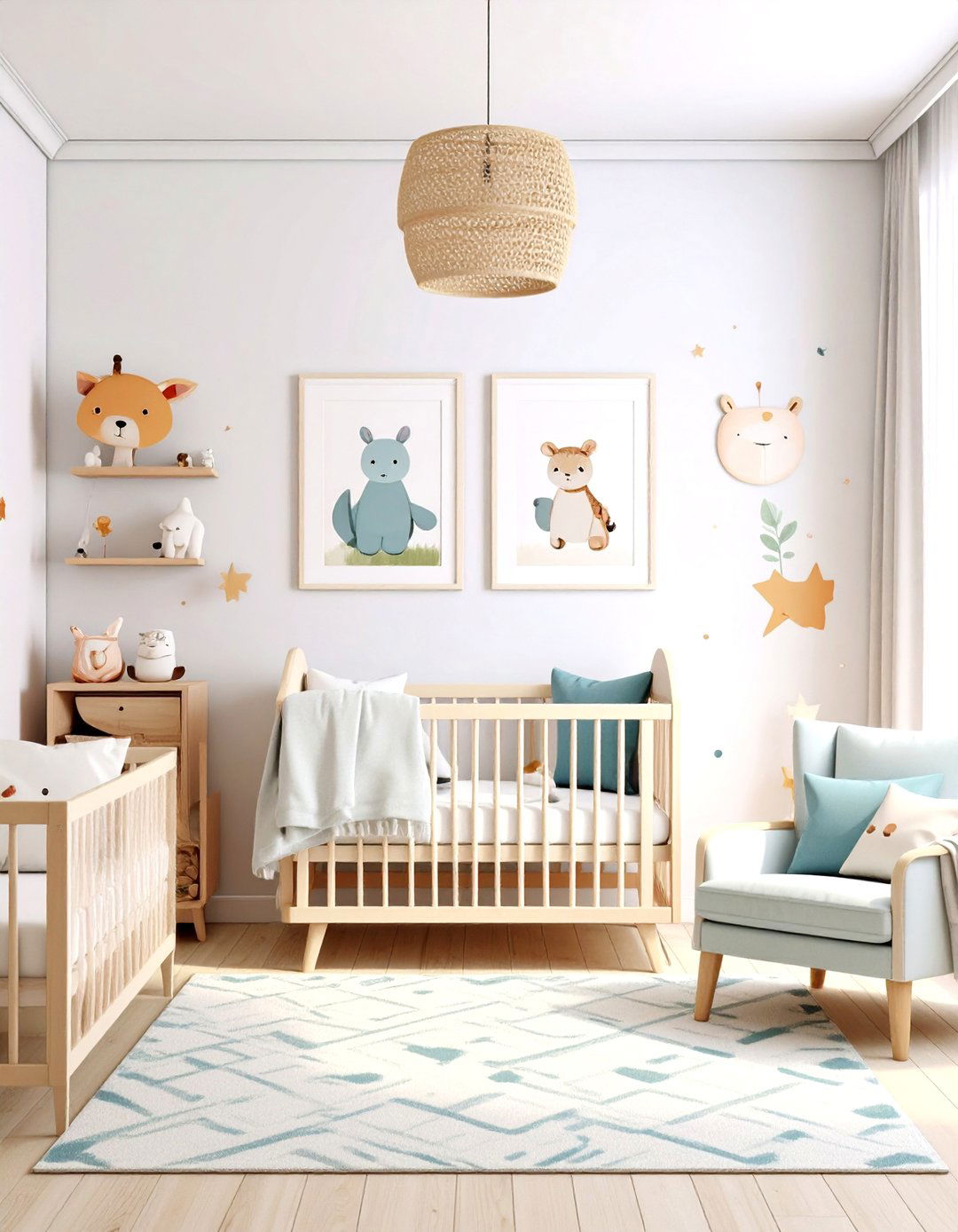 Personalize with Decals and Wall Art - 20 Twin Nursery Ideas
