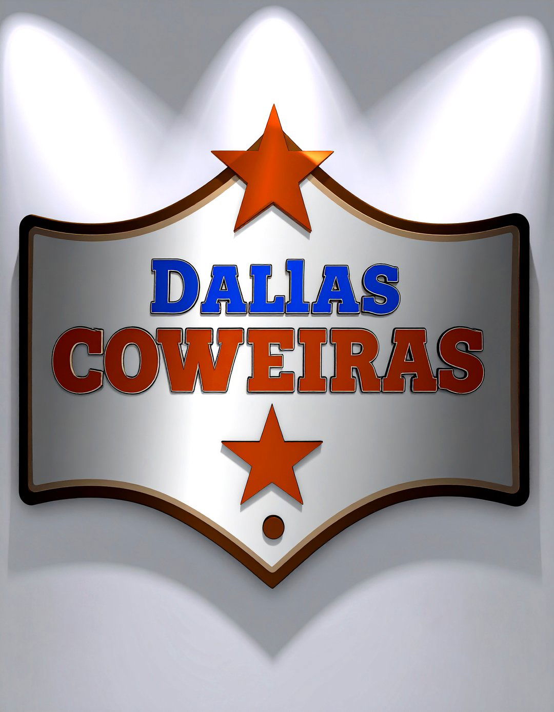 Personalized Dallas Cowboys Steel Nameplate - 20 Dallas Cowboys Man Cave Ideas