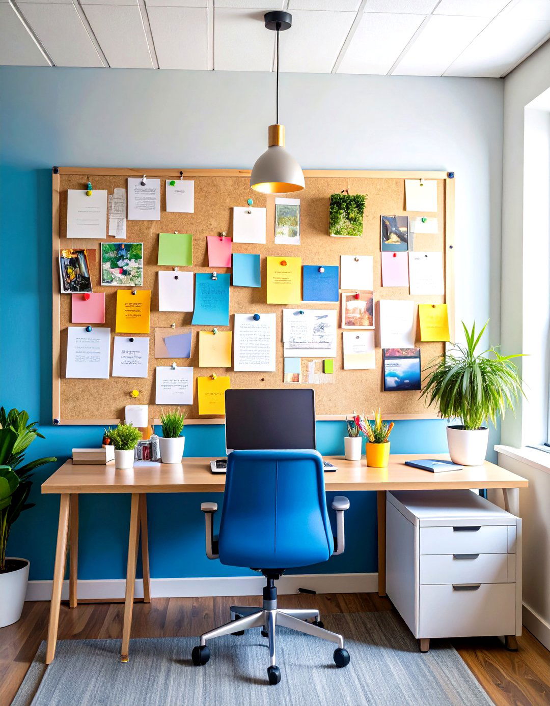Personalized Pinboard Gallery for Motivation - 20 Cubicle Decor Ideas