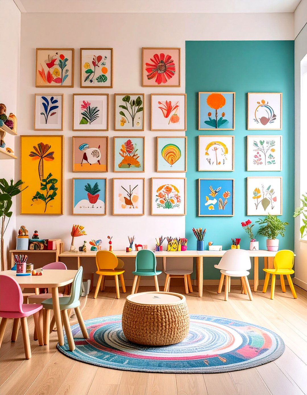 Personalized Wall Art - 20 Shared Kids' Room Design Ideas