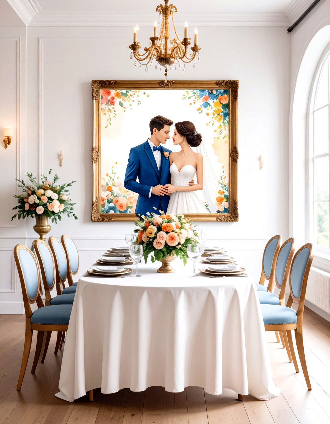 Personalized Wedding Gift Custom Portrait Artwork - 20 Personalized Wedding Gift Ideas