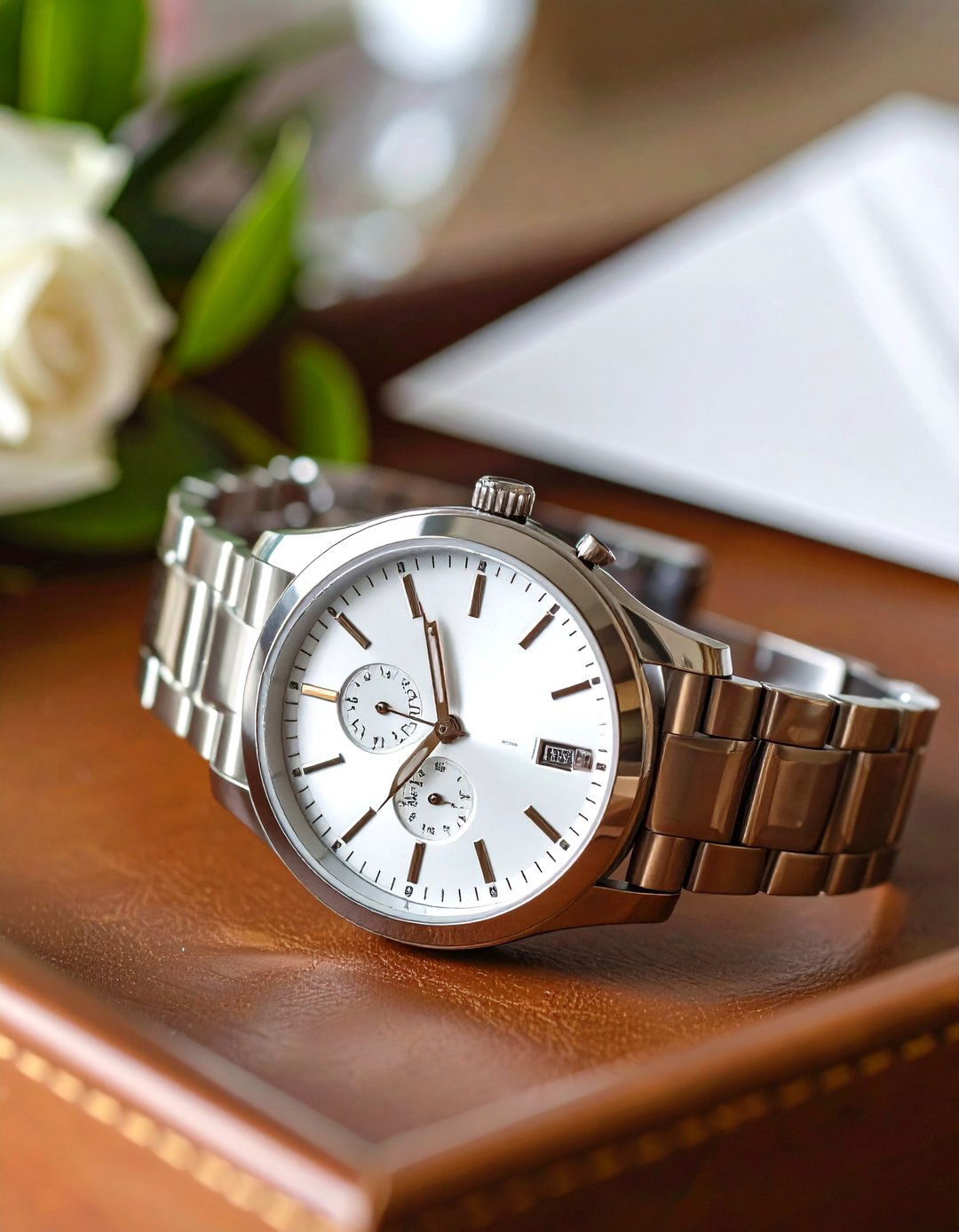 Personalized Wristwatch with Secret Engraving - 20 First Wedding Anniversary Gift Ideas