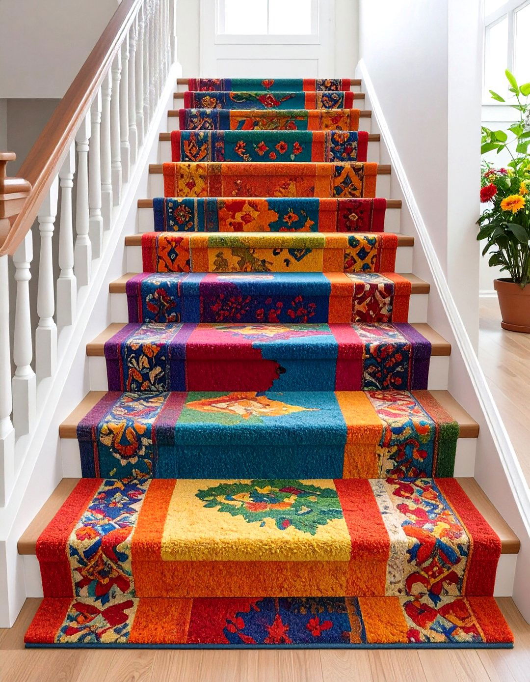 Pet Friendly Durable Fibers - 20 Stair Runner Ideas