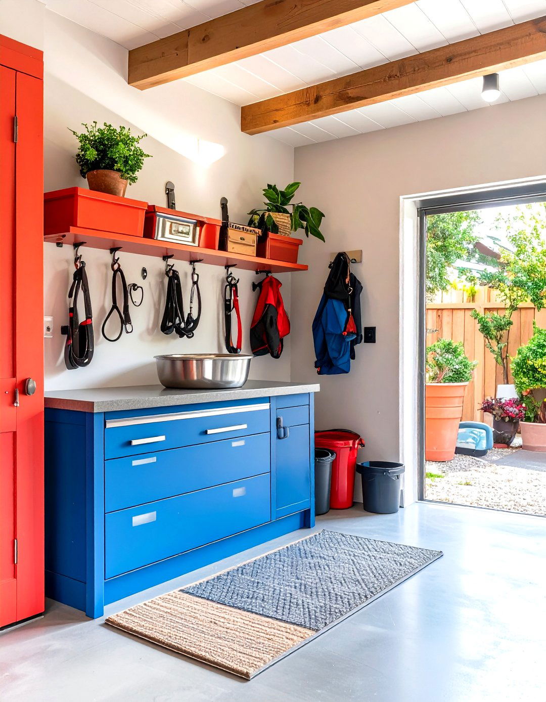 Pet Friendly Features in the Garage Entryway - 20 Garage Entryway Ideas