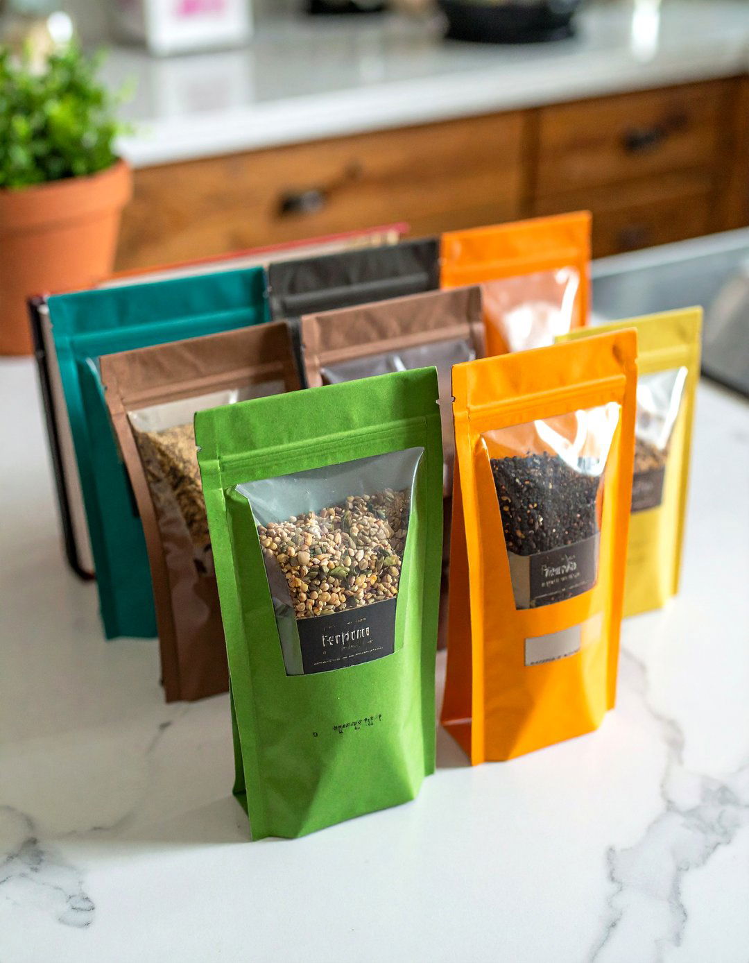 Photo Album Binder Sleeves - 20 Seed Storage Ideas