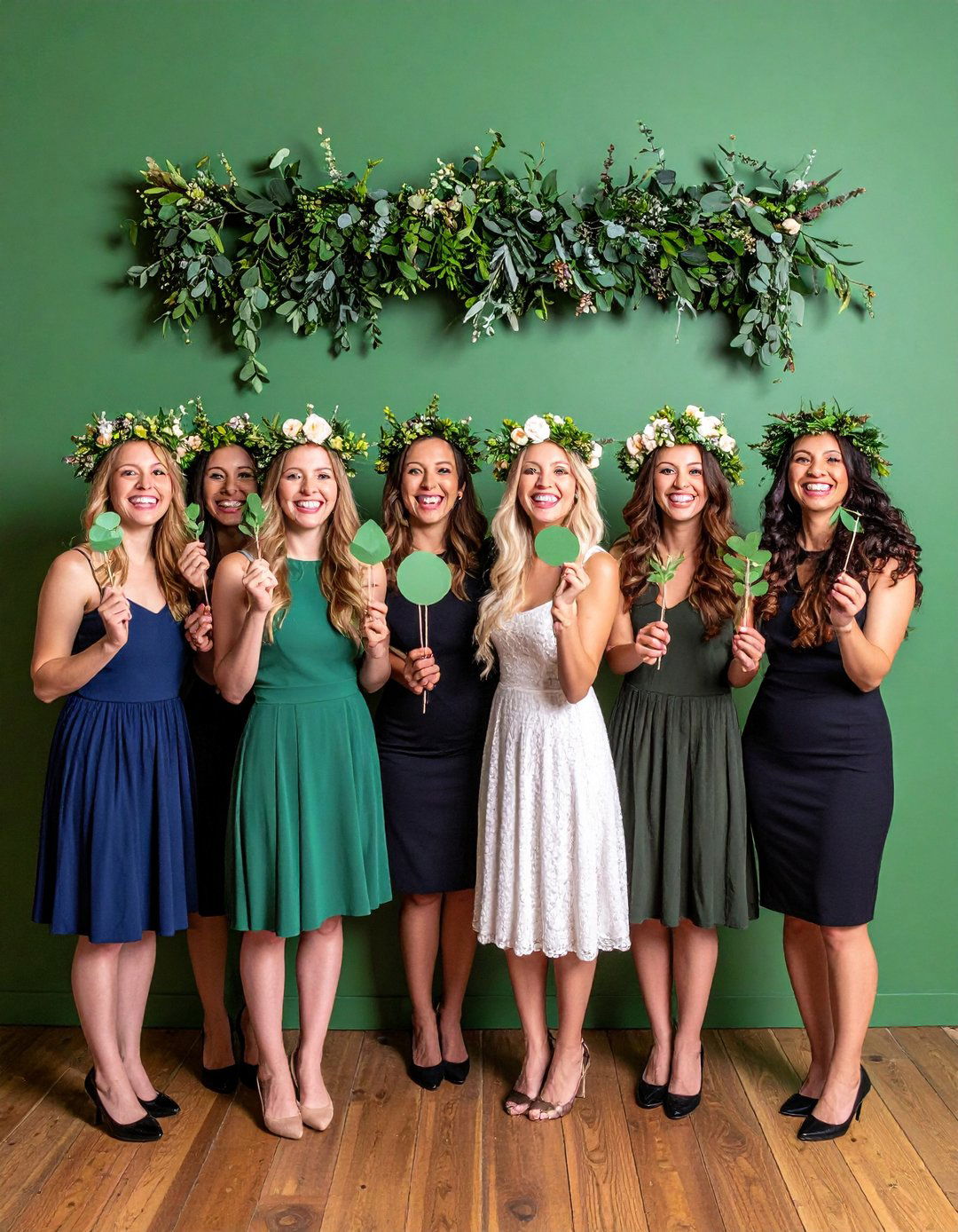 Photo Booth Backdrop - 20 Sage Green Wedding Ideas