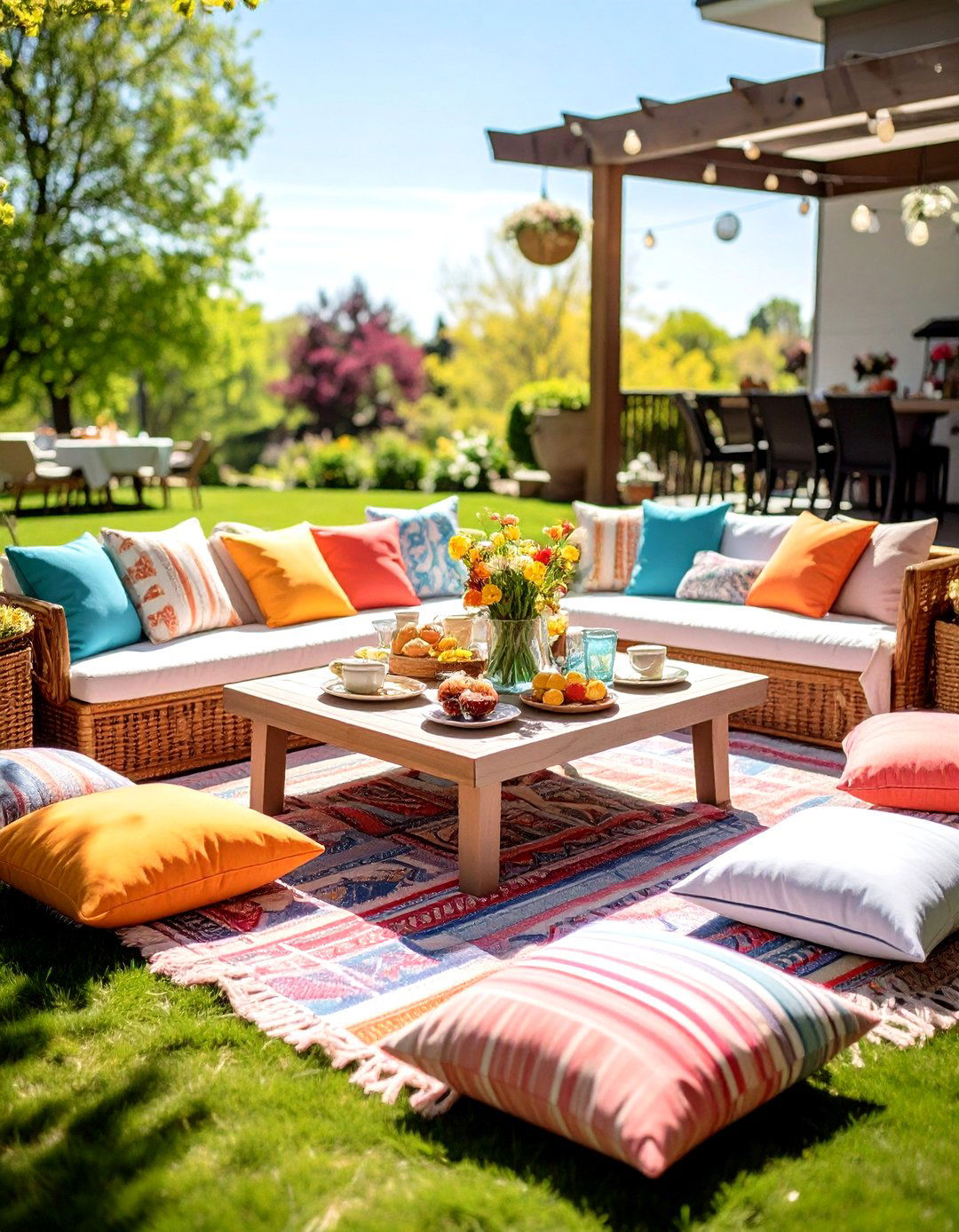 Picnic Style Seating - 20 Spring Wedding Ideas