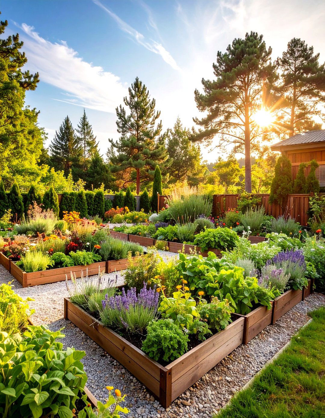 Pine Tree Cottage Industry Herb Garden - 20 Pine Tree Landscape Ideas