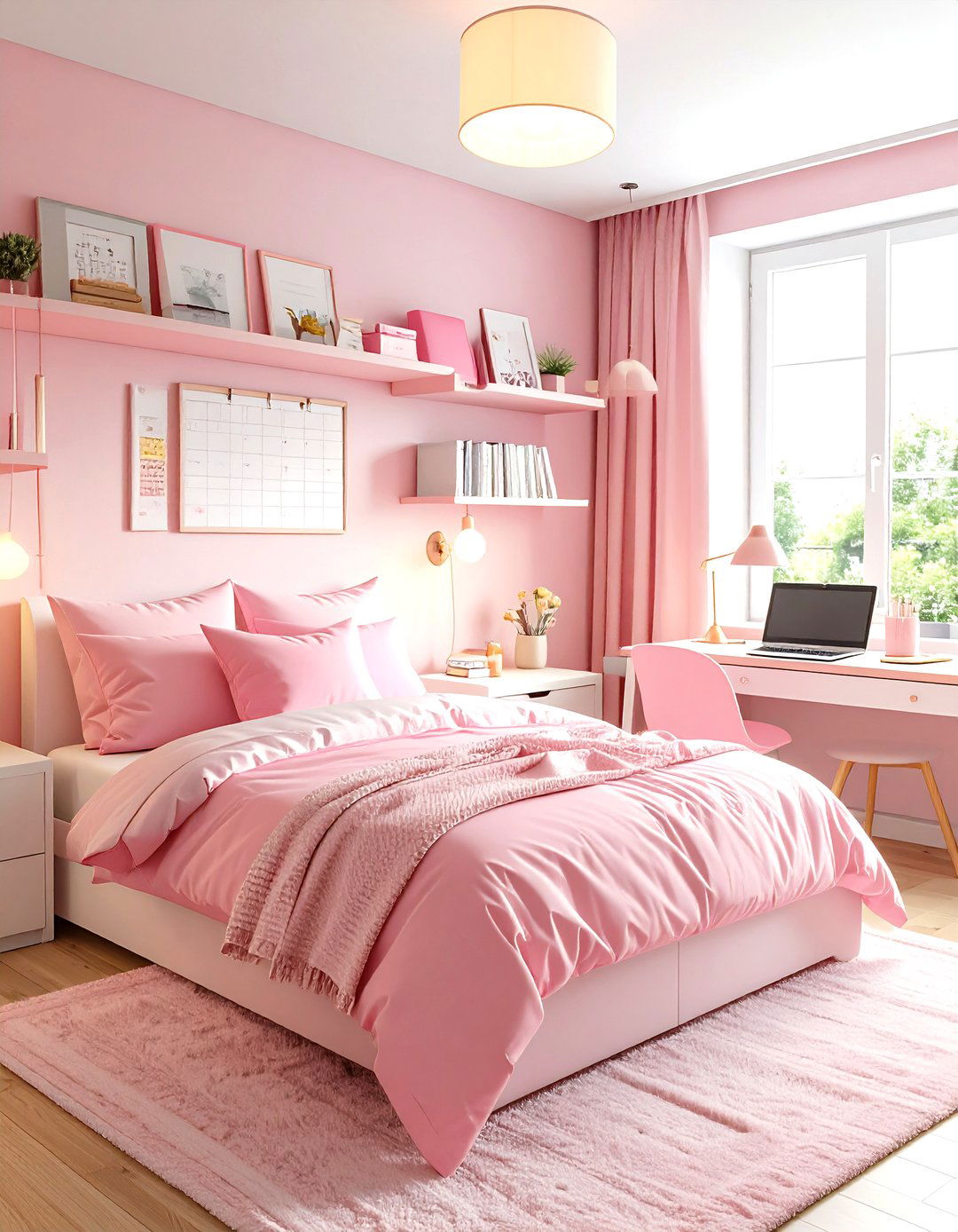 Pink Academic Excellence Dorm Room Motivation - 20 Pink Dorm Room Ideas