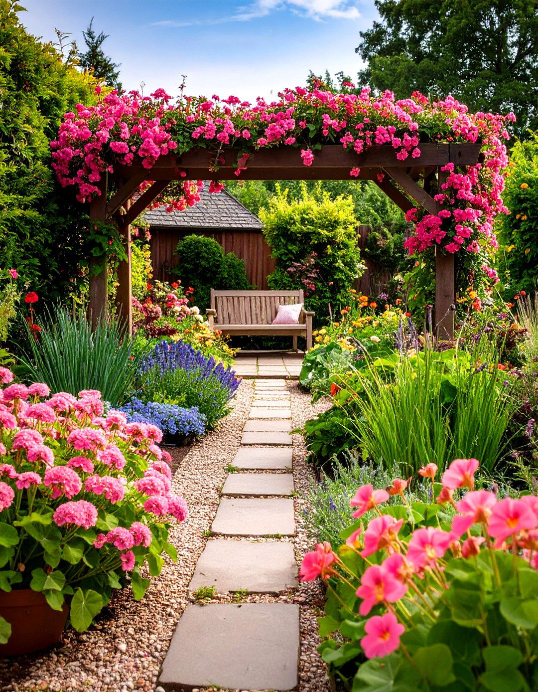 Pink Garden Herb Culinary Integration - 20 Pink Garden Ideas