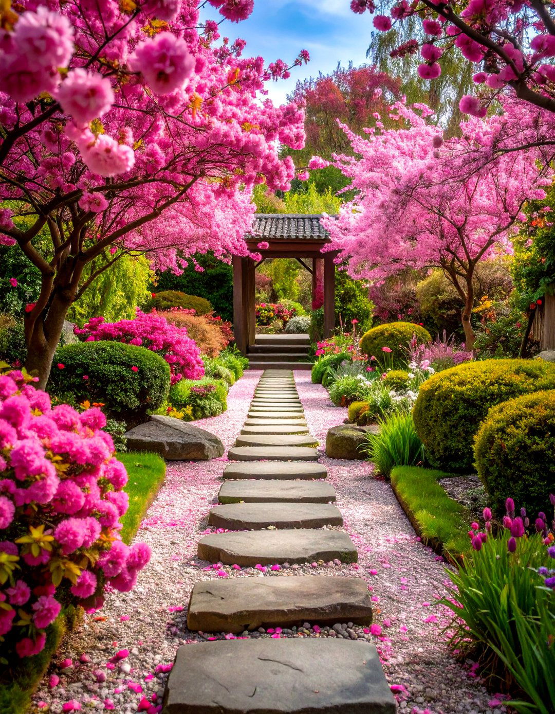 Pink Garden Monochromatic Elegance Theme - 20 Pink Garden Ideas