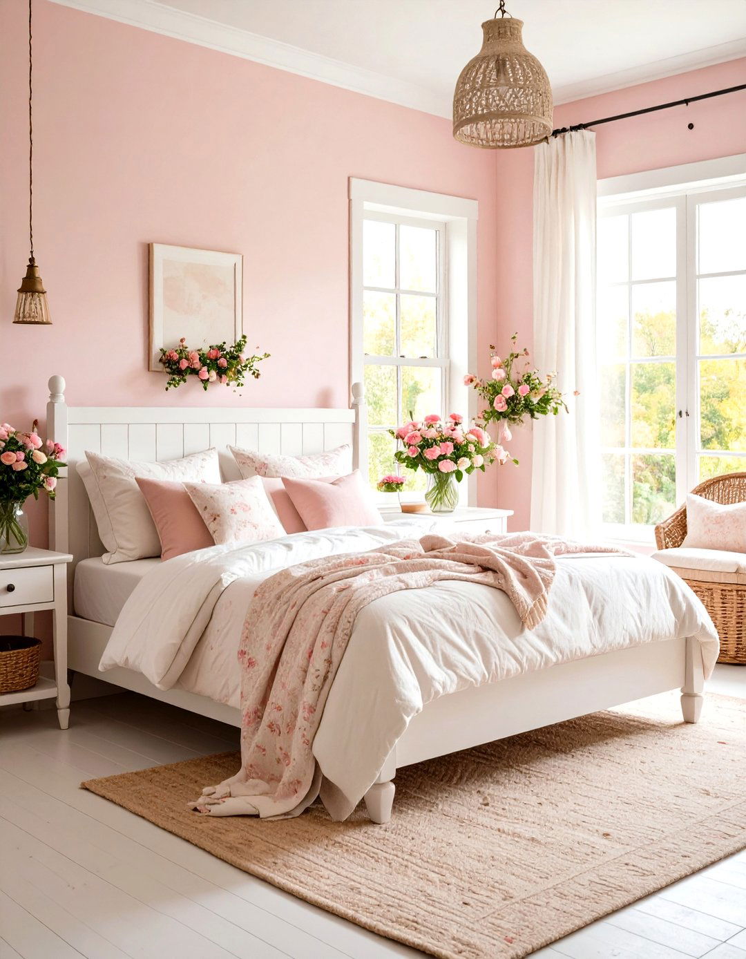 Pink and White Bedroom Cottagecore Dream - 20 Pink and White Bedroom Ideas