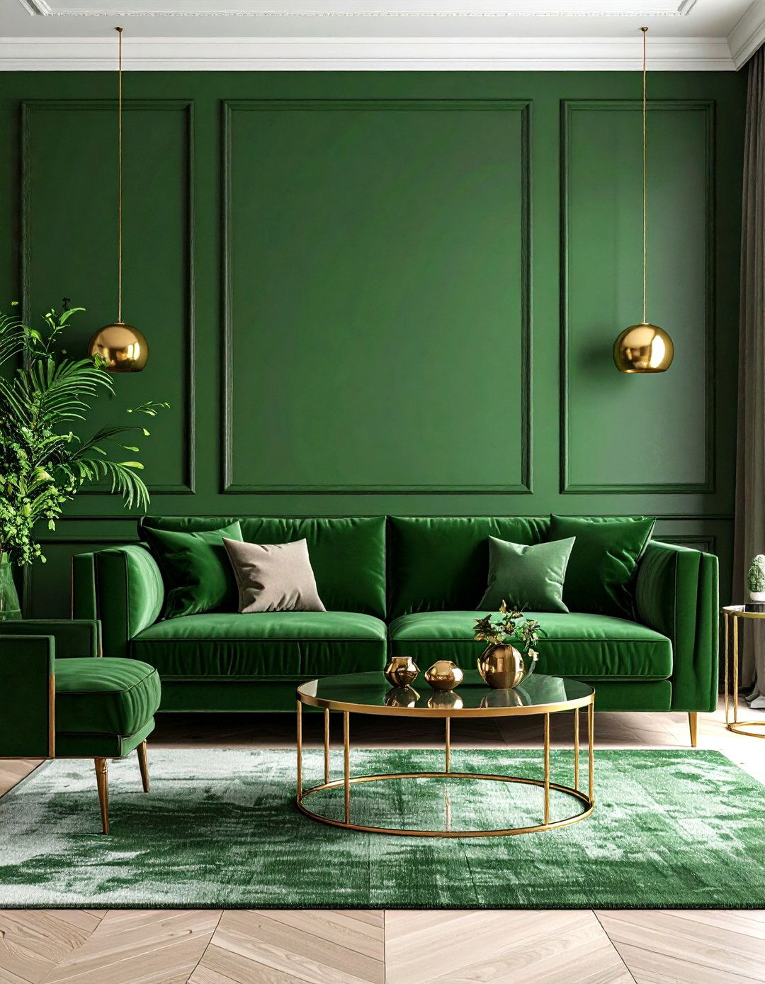 Pinterest Living Room Color Drenched Monochrome - 20 Pinterest Living Room Decor Ideas