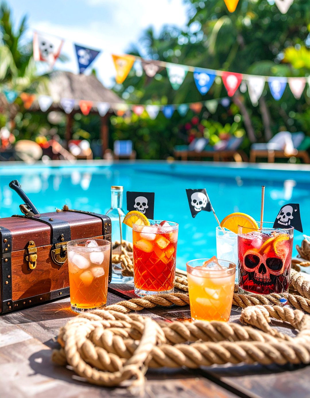 Pirate Pool Party Treasure Adventure - 20 Pool Party Ideas