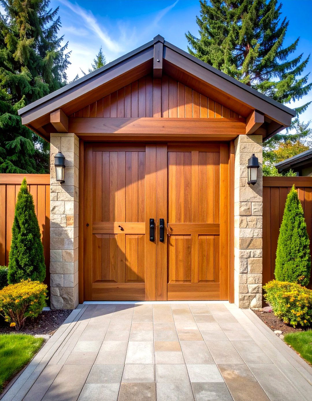 Pivot Hinge Drama for Grand Entrances - 20 Front Door Gate Ideas