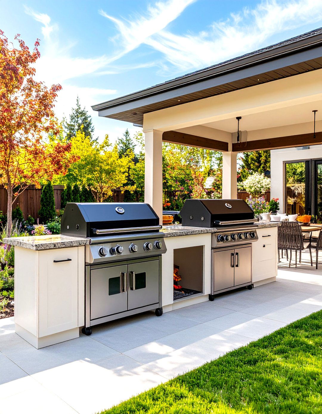 Pizza Oven Grill Station Duo - 20 Grill Station Ideas