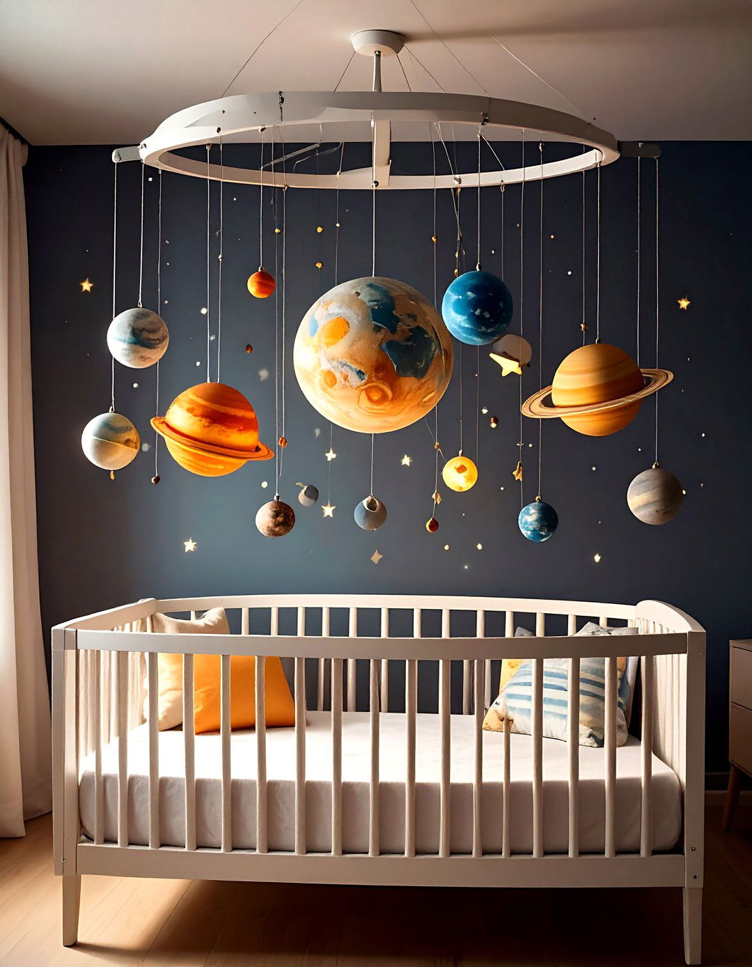 Planetary Mobile - 20 Space-themed Nursery Ideas