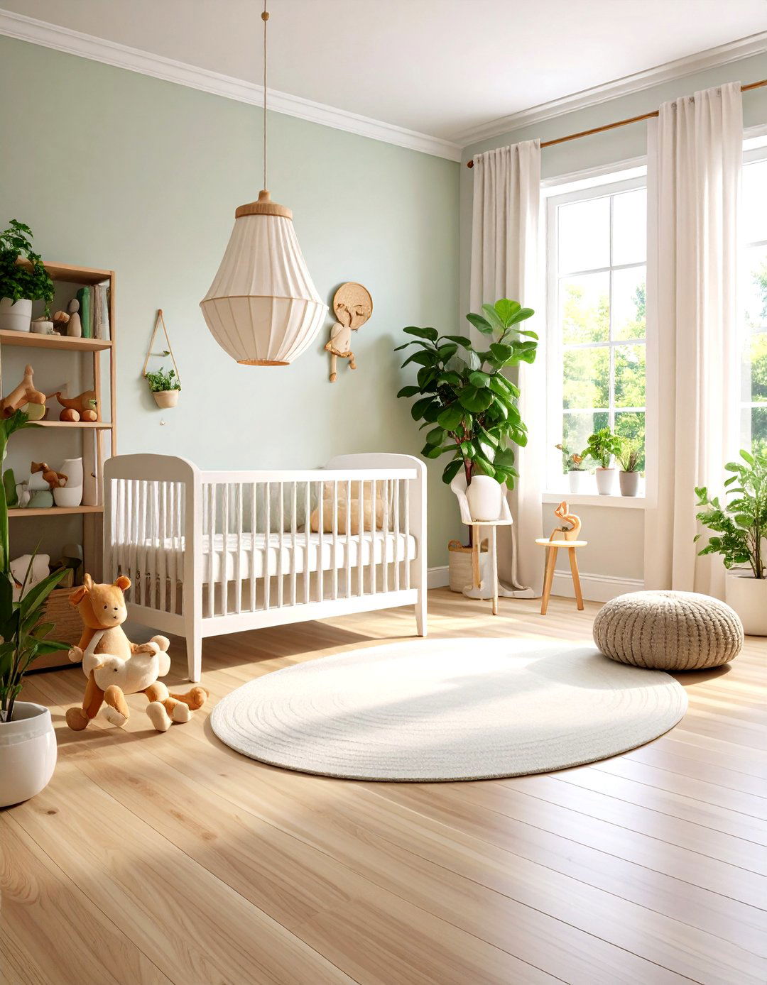 Plant Based Floor Finish Seals and Protects with Low Odor - 20 Green Nursery Ideas