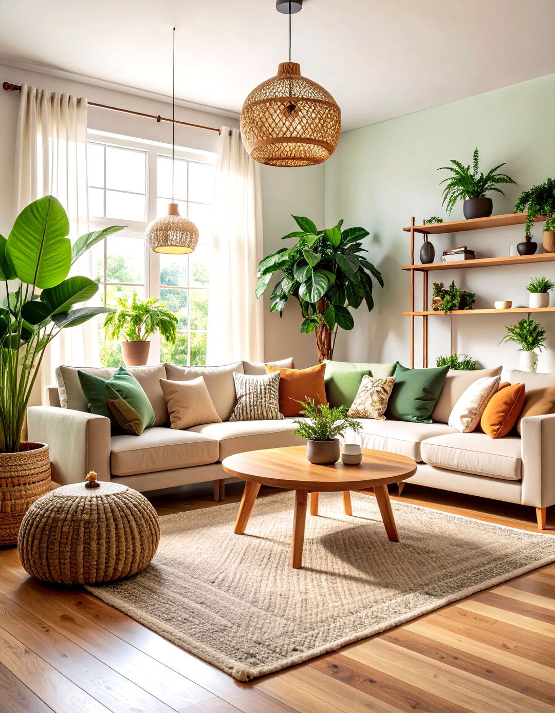 Plant Centered Minimalist Modern Boho Living Room - 20 Minimalist Modern Boho Living Room Ideas