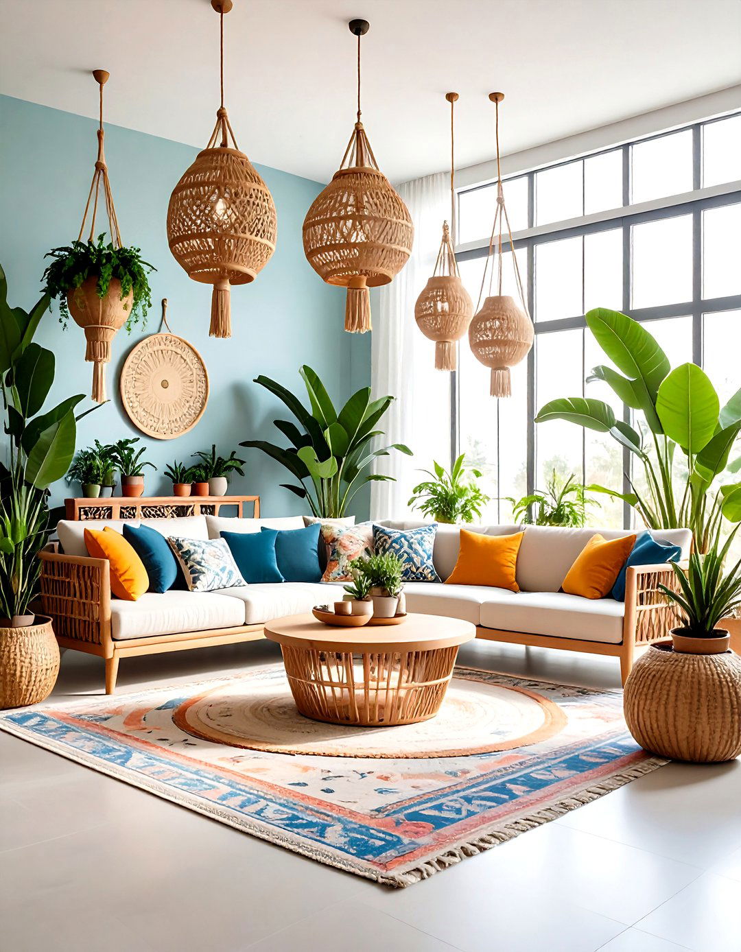 Plant Filled Maximalist Living Room Design - 20 Maximalist Living Room Design Ideas