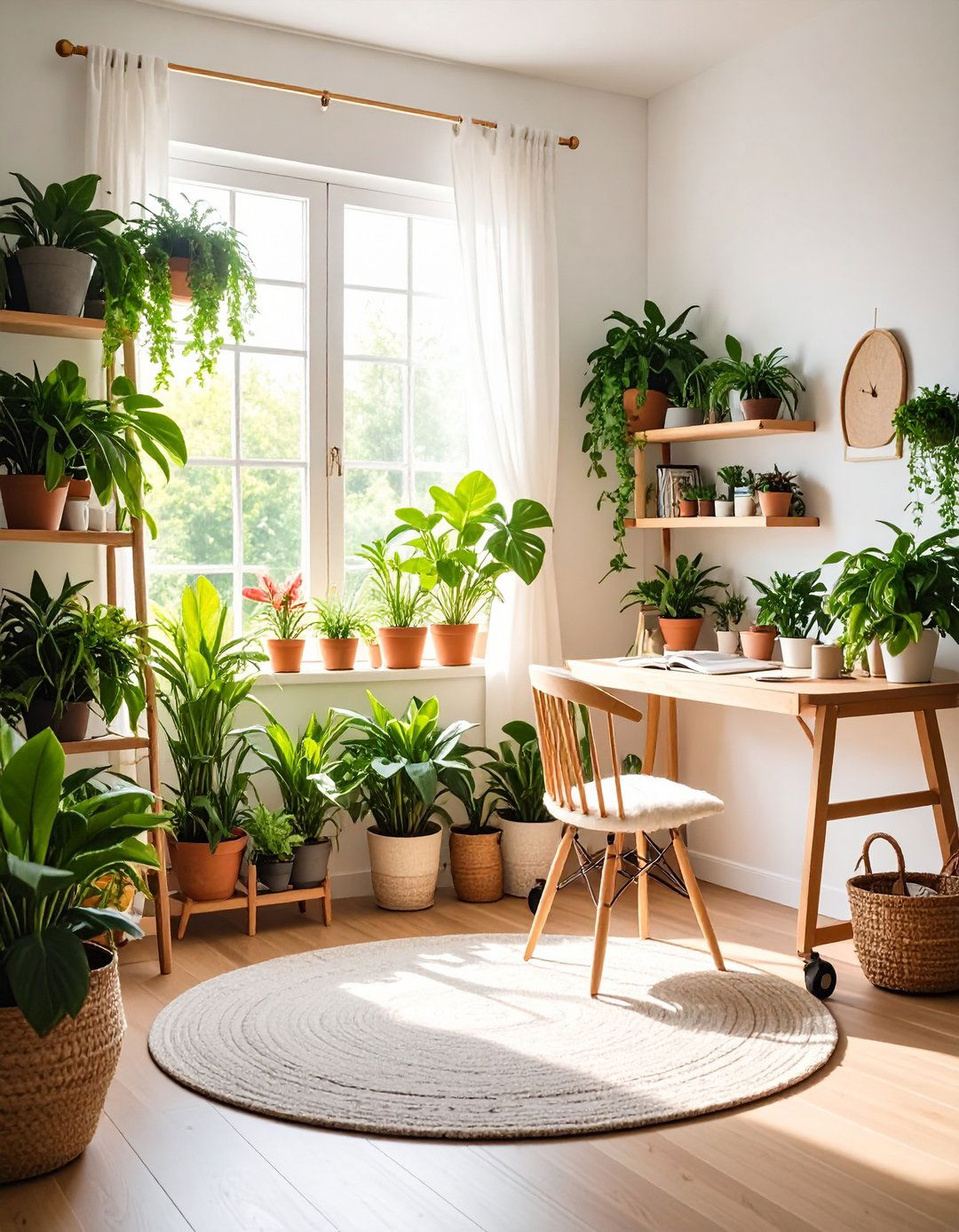 Plant and Nature Corner - 20 Girl Room Ideas for 10-year-olds