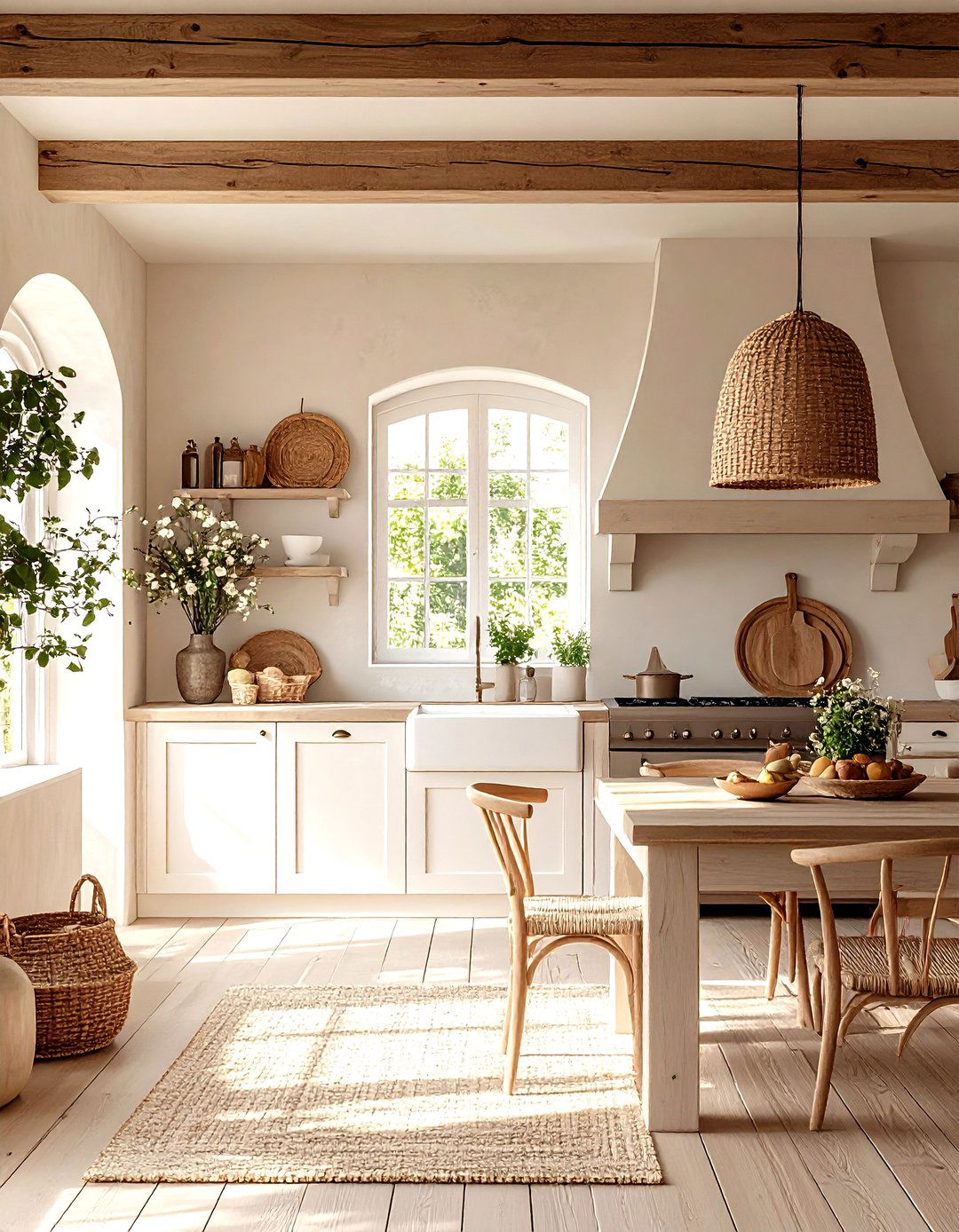 Plaster Walls with Wattle and Daub Effect - 20 Tudor Kitchen Ideas